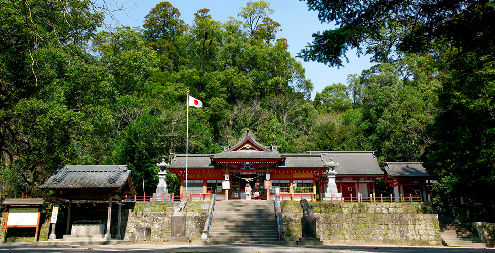 鹿児島 蒲生八幡神社 境内